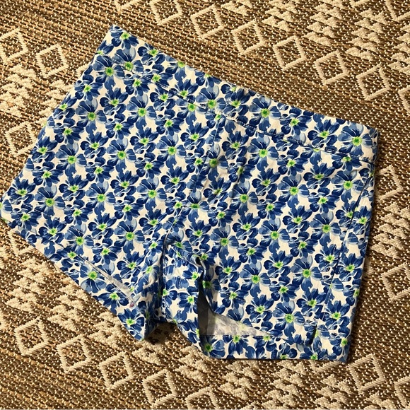 Abercrombie & Fitch Pants - Abercrombie & Fitch women’s shorts size 00 w24 Blue floral Print